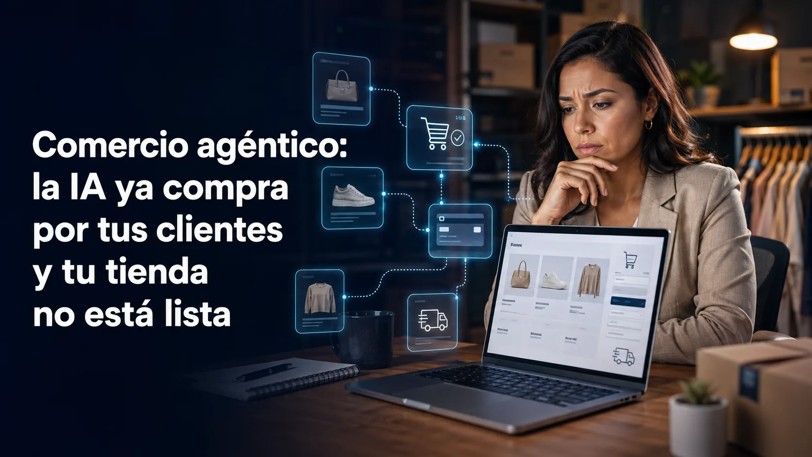 Comercio agéntico: la IA ya compra por tus clientes y tu tienda no está lista
