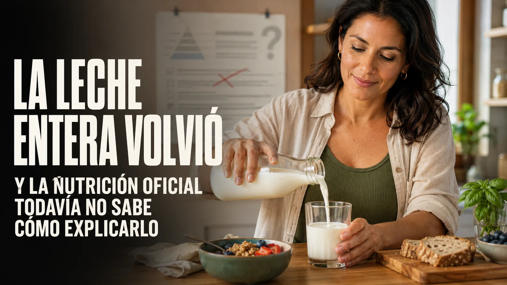 La leche entera volvió, y la nutrición oficial todavía no sabe cómo explicarlo